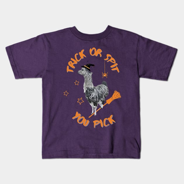 Trick Or Spit, You Pick! Kids T-Shirt by The Farm.ily